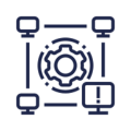 Siloed systems icon